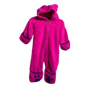 Columbia Infant Girls Baby Size 3 6 months 1 piece Bunting Foxy Baby II Bodysuit